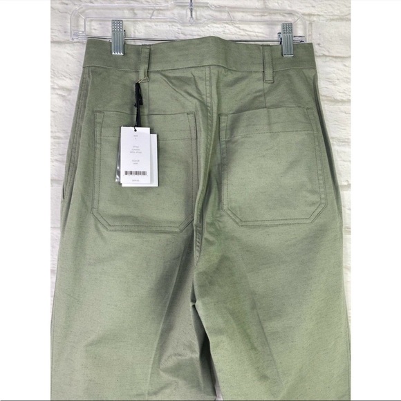 NWT The Script Claudia Pants Cotton/Linen Cuffed - Picture 6 of 10